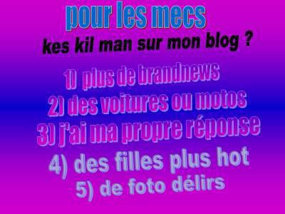 pour les mecs